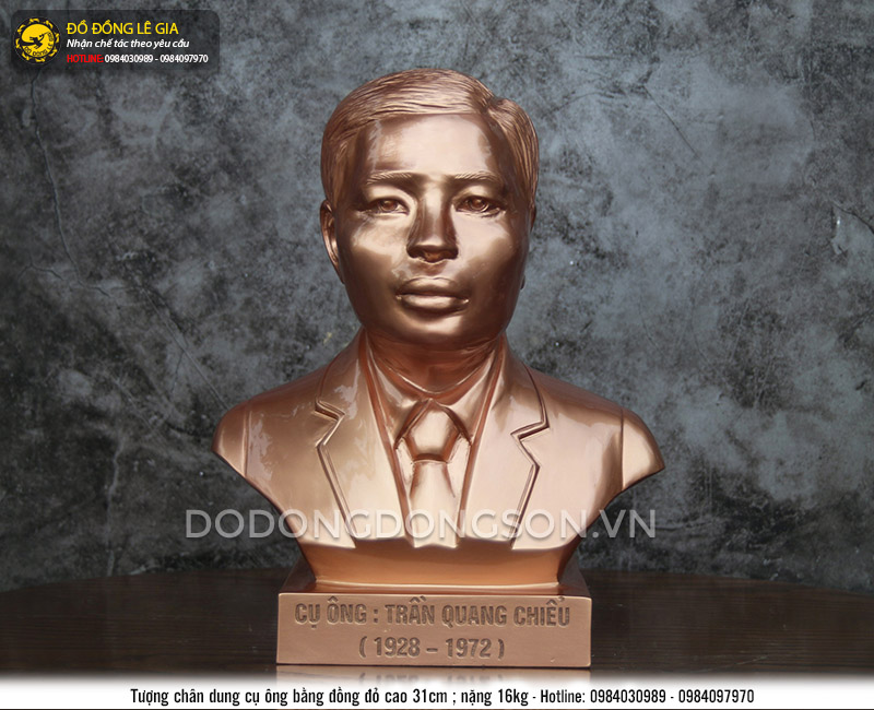 Đúc tượng chân dung cụ ông cụ bà theo yêu cầu-05