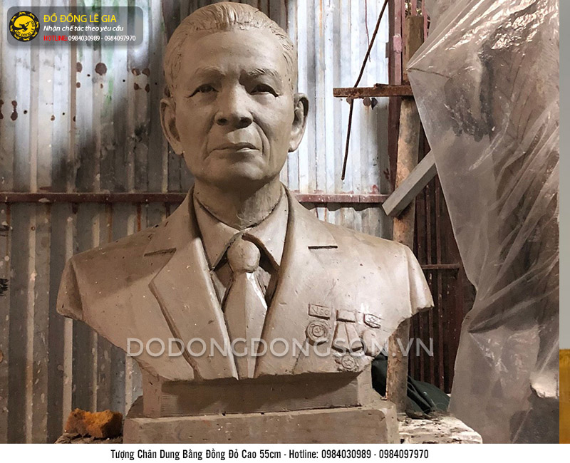 Đúc tượng chân dung ông nội theo yêu cầu-08