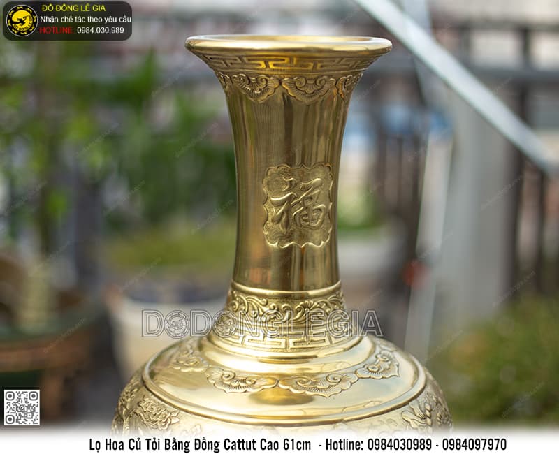 Lọ Hoa Tứ Quý cao 61cm mẫu đẹp