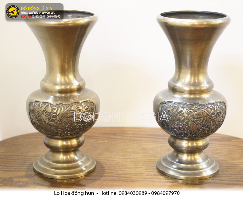 Lọ hoa đồng hun giả cổ
