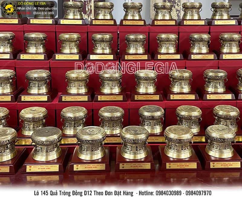 Lô quả trống đồng D12 theo đơn đặt hàng của UBND Xã Phước Hưng - Bình Định