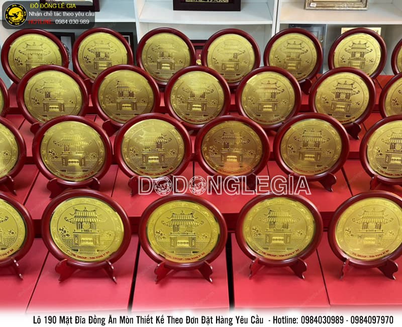 Lô mặt đĩa đồng ăn mòn thiết kế theo đơn đặt hàng của Tập Đoàn YSL