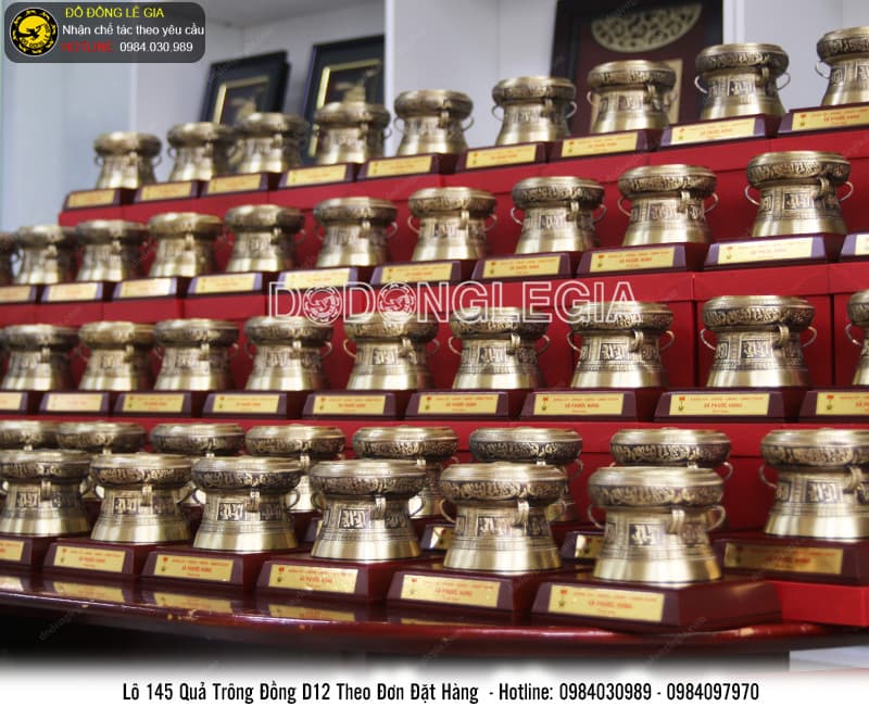 Lô quả trống đồng D12 theo đơn đặt hàng của UBND Xã Phước Hưng - Bình Định