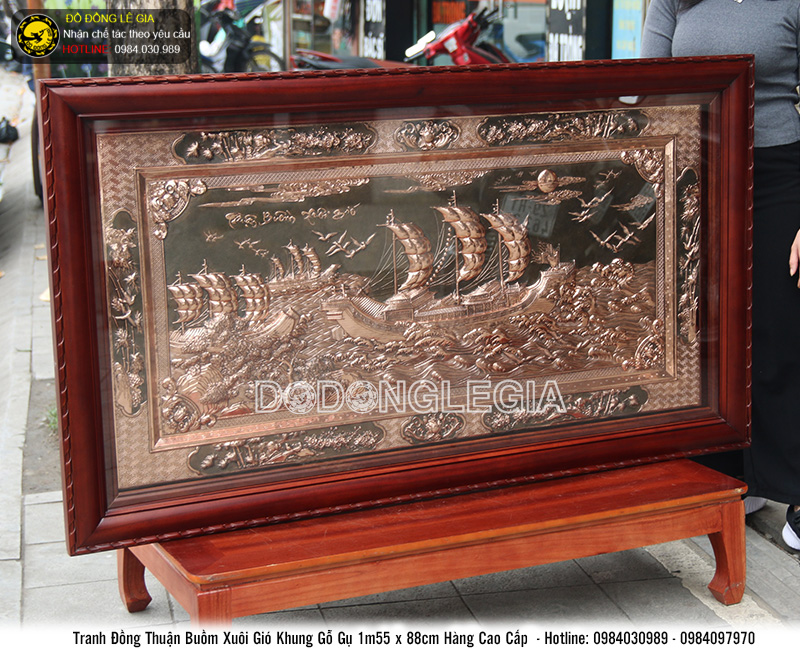 Tranh đồng thuận buồm xuôi gió mẫu độc