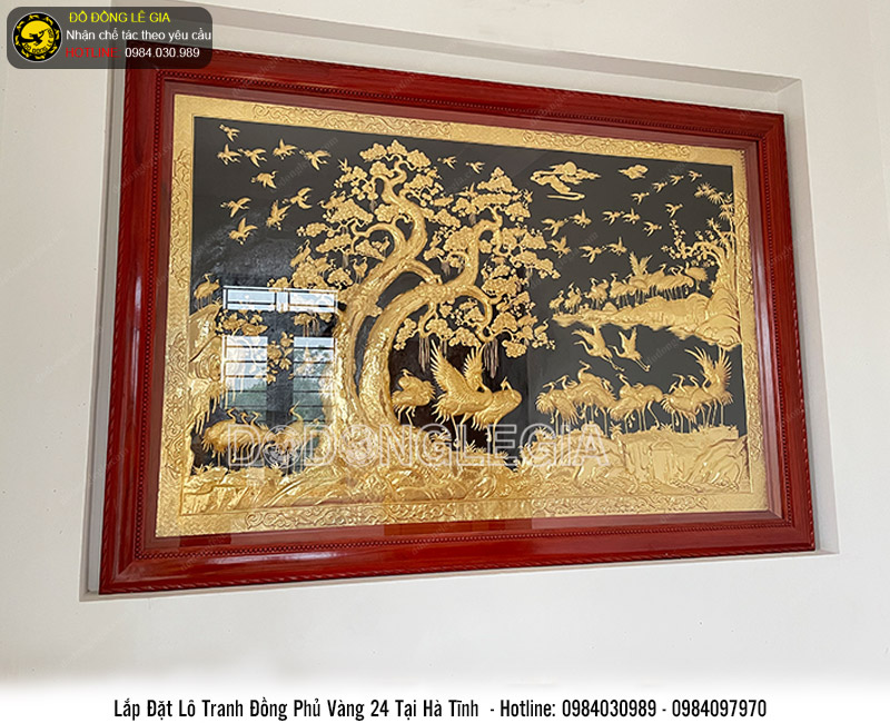 Dự án tranh đồng mạ vàng cho khách Hà Tĩnh