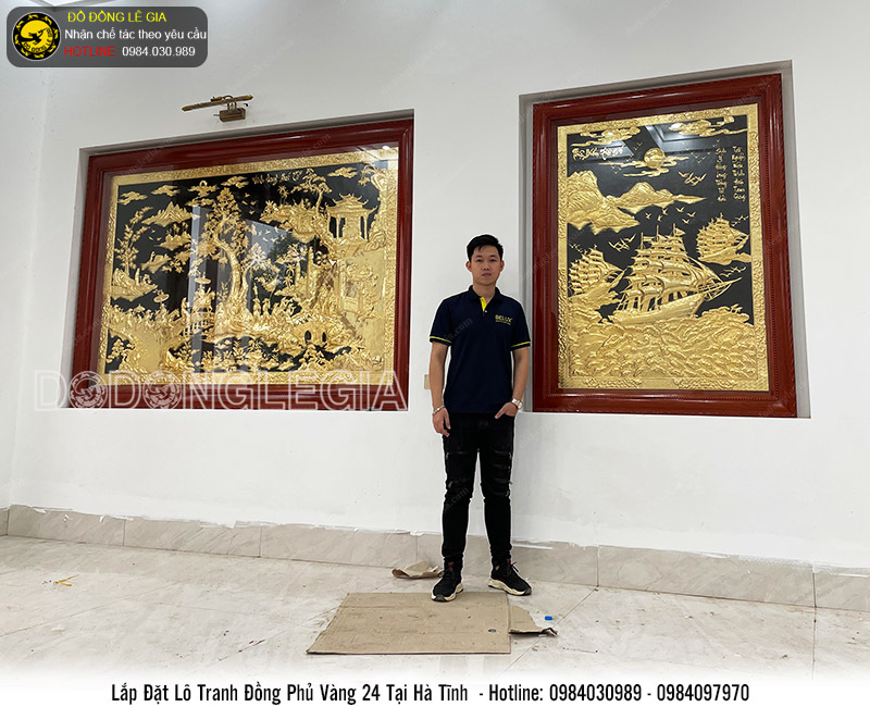 Dự án tranh đồng mạ vàng cho khách Hà Tĩnh