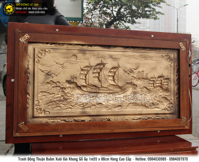 Tranh đồng thuận buồm xuôi gió mẫu độc