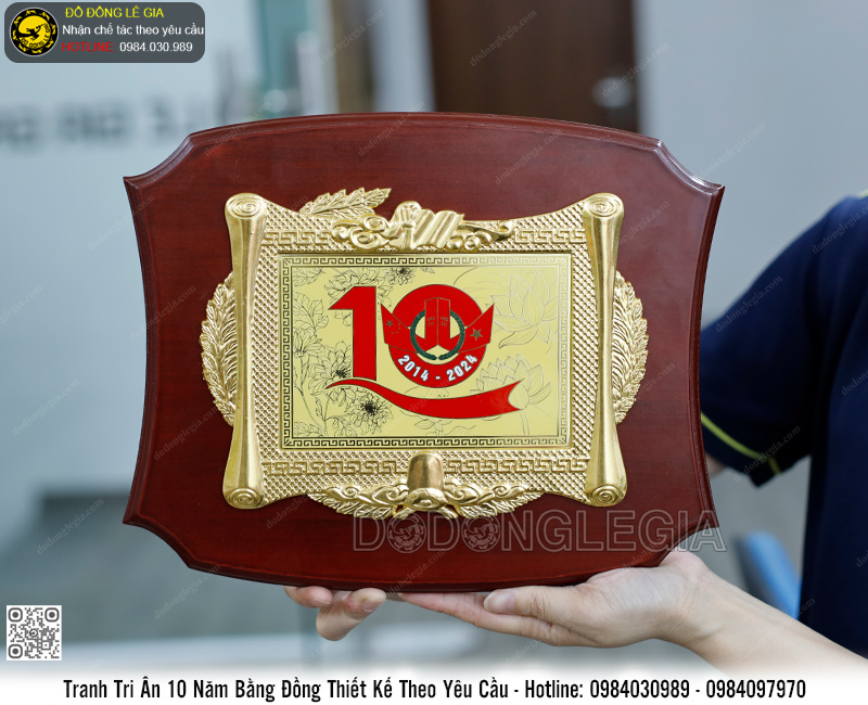 Tranh Tri Ân Kỷ Niệm 10 Năm Chế Tác Theo Yêu Cầu