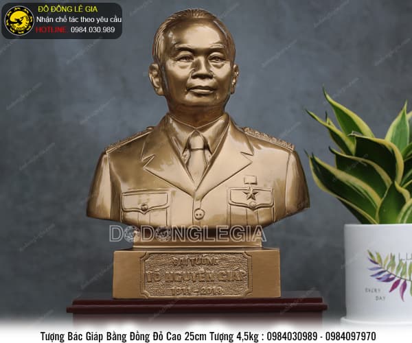 Tượng Bác Giáp cao 25cm nặng 4,5kg