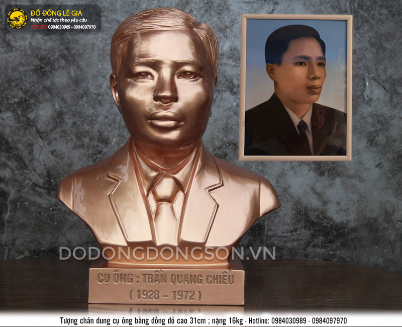 Đúc tượng chân dung cụ ông cụ bà theo yêu cầu-05