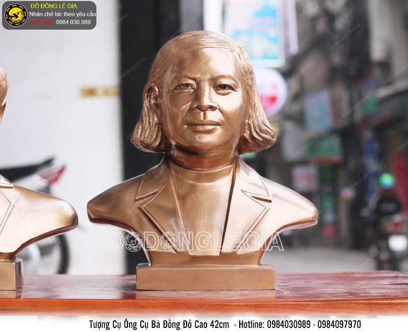 Tượng chân dung cụ ông cụ bà cao 42cm