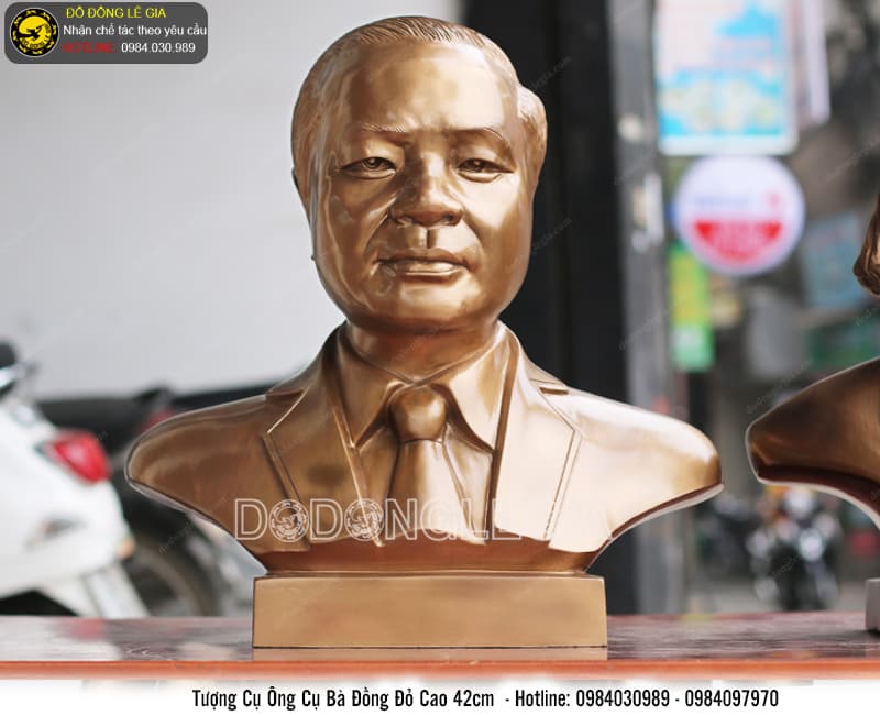 Tượng chân dung cụ ông cụ bà cao 42cm