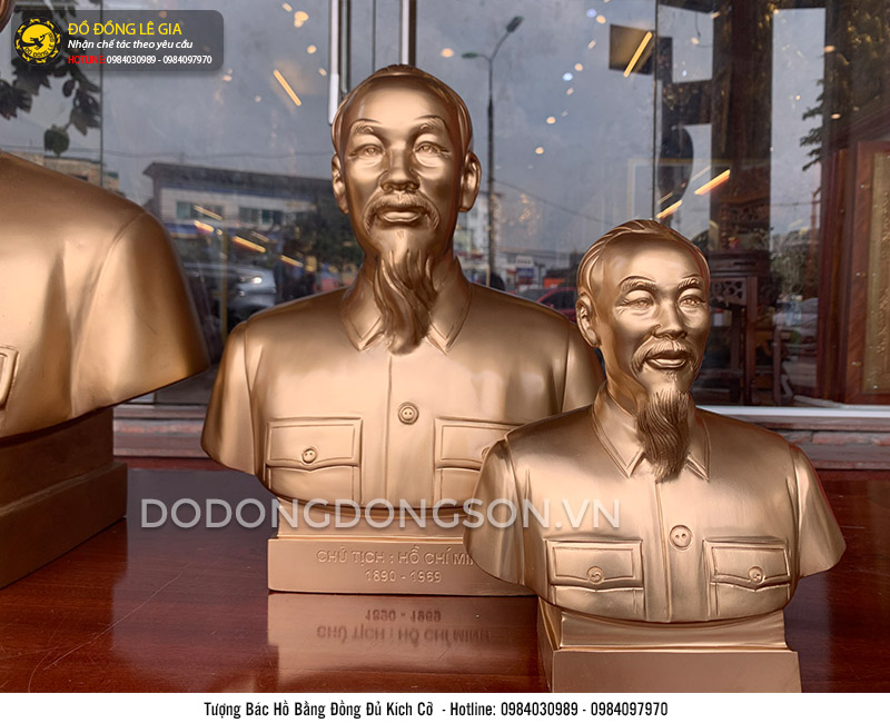 Tổng hợp mẫu tượng Bác Hồ đẹp, thần thái đầy đủ các kích thước