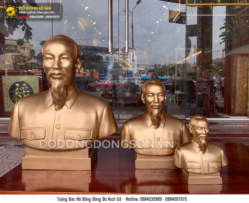 Tổng hợp mẫu tượng Bác Hồ đẹp, thần thái đầy đủ các kích thước