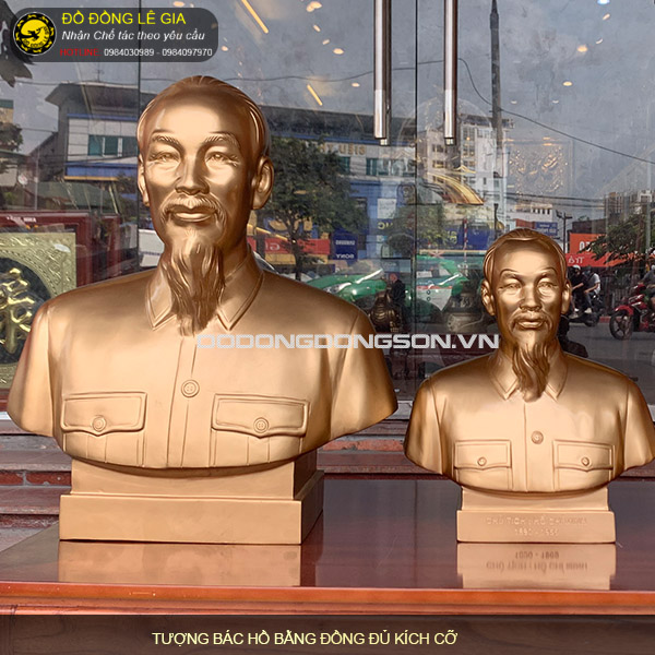Tổng hợp mẫu tượng Bác Hồ đẹp, thần thái đầy đủ các kích thước