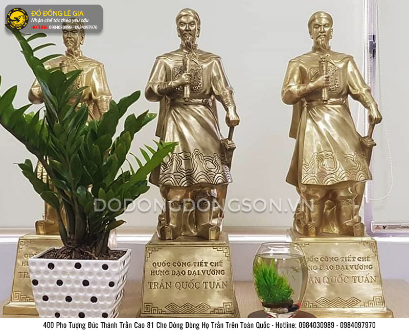 Tượng đồng Đức Thánh Trần theo yêu cầu