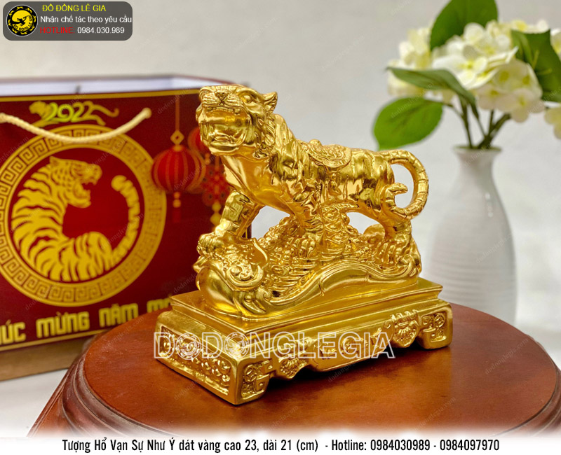 Tượng Hổ Vạn Sự Như Ý 2022 mẫu 3
