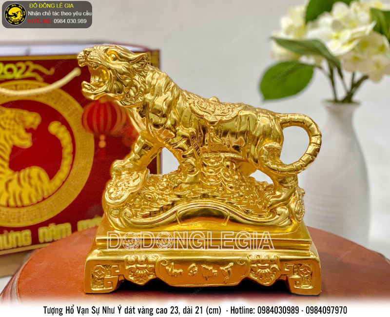 Tượng Hổ Vạn Sự Như Ý 2022 mẫu 3
