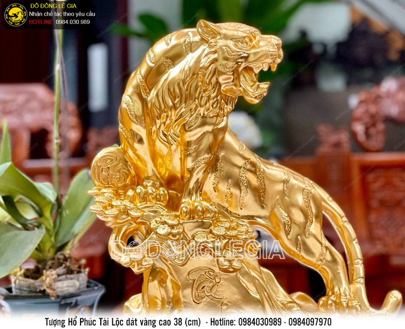 Tượng hổ Phúc Tài Lộc 2022 mẫu 2