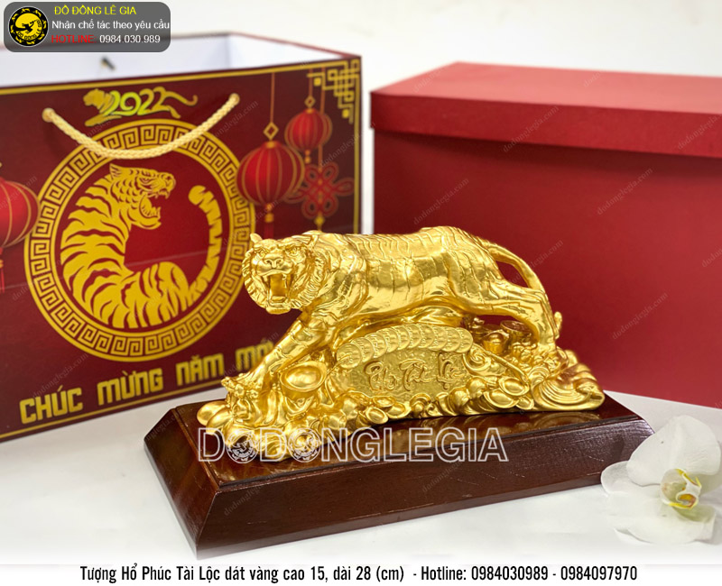 Tượng hổ Phúc Tài Lộc 2022 mẫu 1