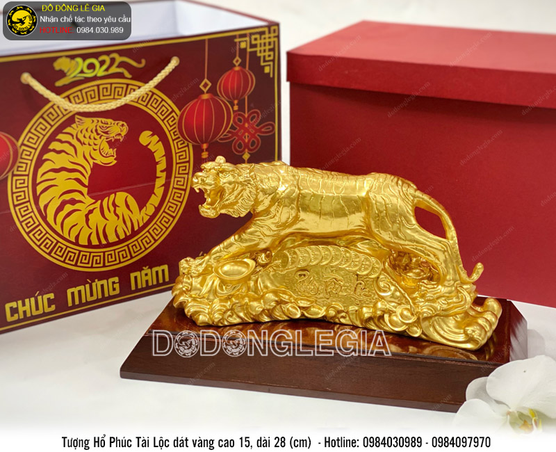 Tượng hổ Phúc Tài Lộc 2022 mẫu 1