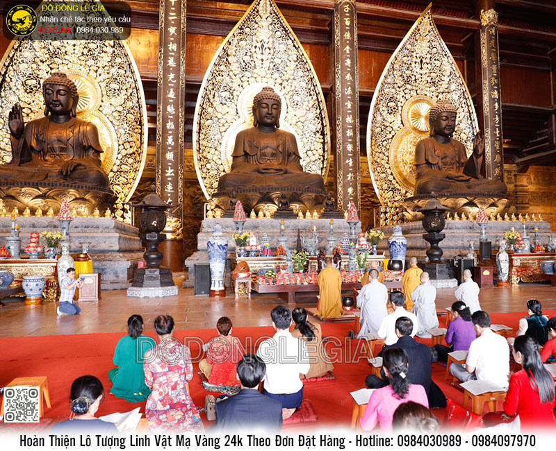 Hoàn Thiện Lô Tượng Linh Vật Mạ Vàng 24k Theo Đơn Đặt Hàng
