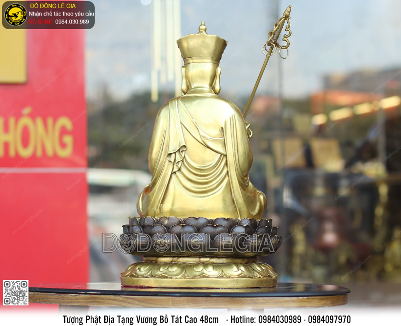 Tượng Địa Tạng Vương Bồ Tát Cao 48cm