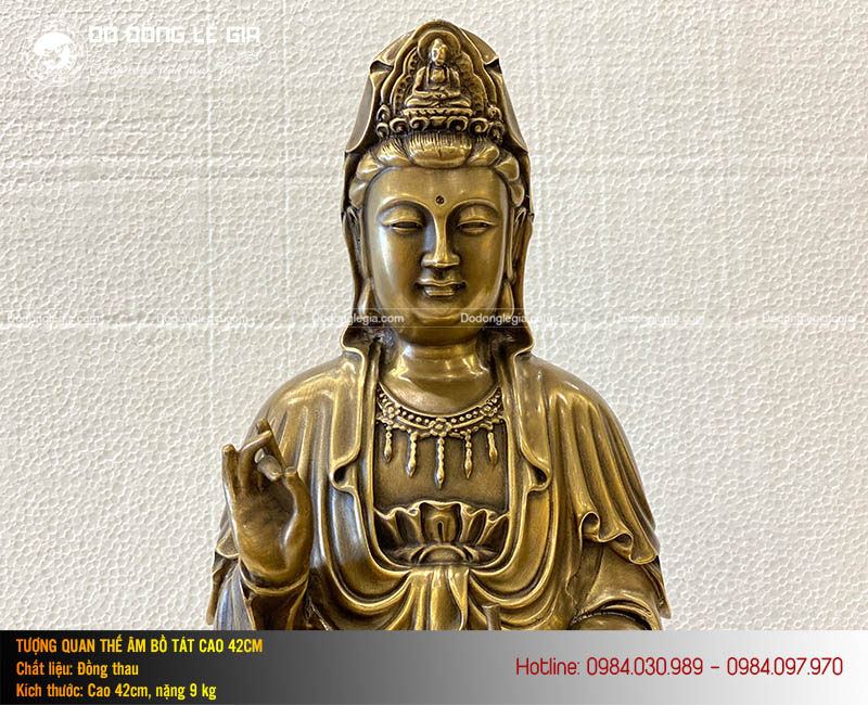Tượng Quan âm bằng đồng