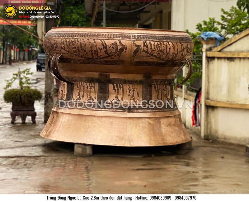 Đúc quả trống đường kính 2.8m lớn nhất Việt Nam