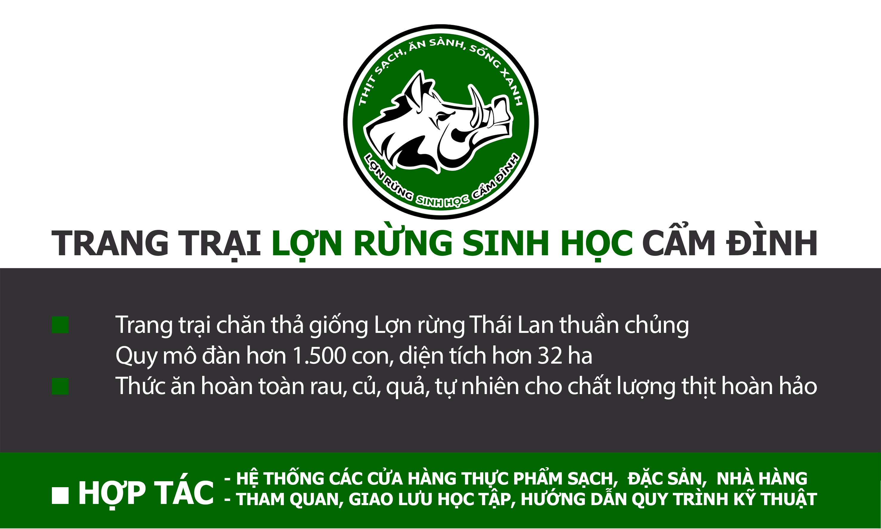 Lợn Rừng Sinh Học Cẩm Đình