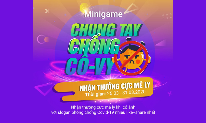 Minigame: Chống Cô-Vy nhận quà mê ly