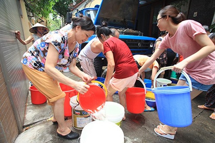 Thông báo: Mất nước khu vực 266 Đội Cấn - Hà Nội