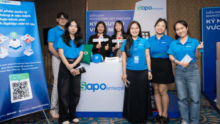 Sapo Enterprise đồng hành cùng Pmax tại Vietnam Marketing Forum 2025 - The Rising Era