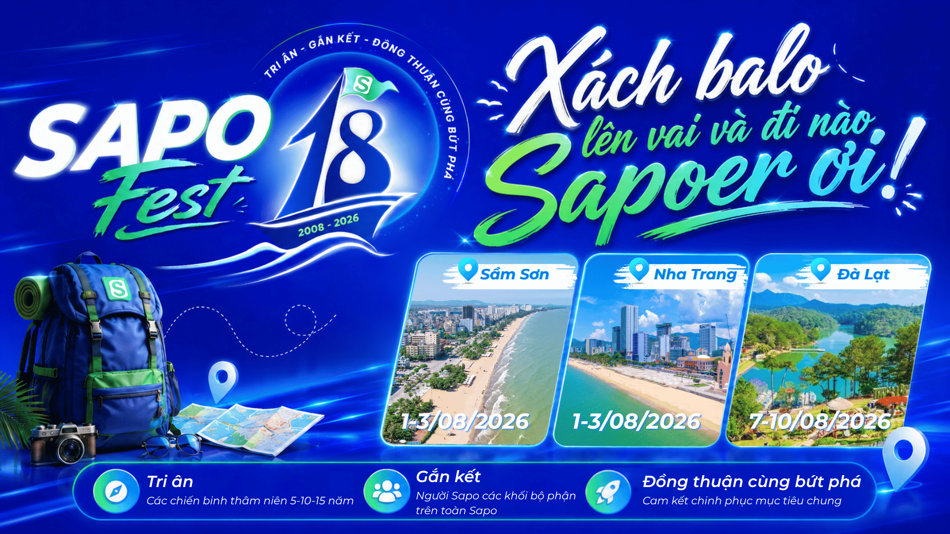Chính thức khởi động sự kiện Sapo Fest 18: Tri ân – Gắn kết – Đồng thuận cùng bứt phá
