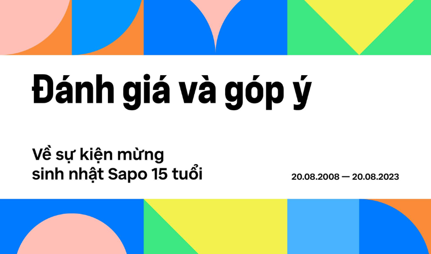 [Hà Nội & HCM] Hãy góp những viên kim cương đánh giá cho sự kiện sinh nhật Sapo 15 tuổi