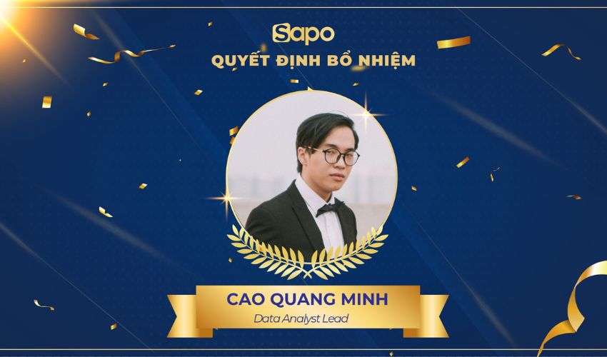 Thông báo Quyết định bổ nhiệm Data Analyst Lead