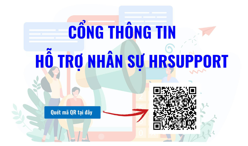 Thông báo V/v mở cổng thông tin hỗ trợ nhân sự - HRSUPPORT