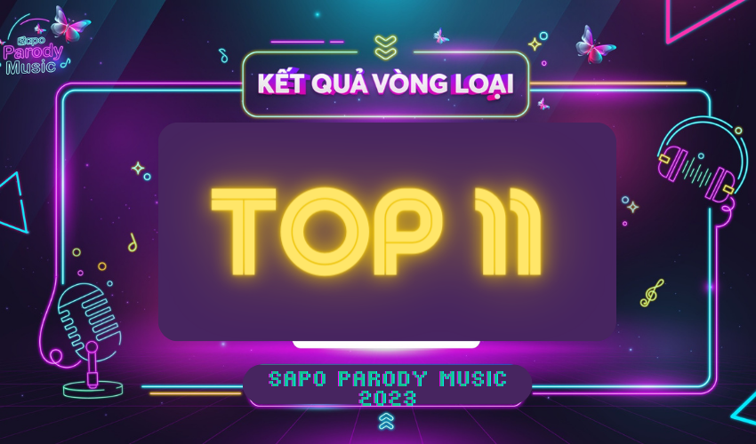 Công bố kết quả vòng loại cuộc thi Sapo Parody Music 2023