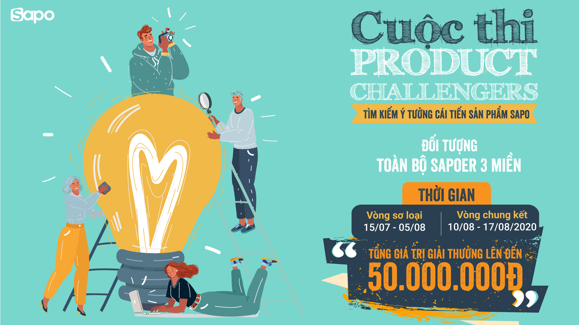 Cuộc thi: Product Challengers - Tìm kiếm ý tưởng cải tiến sản phẩm Sapo