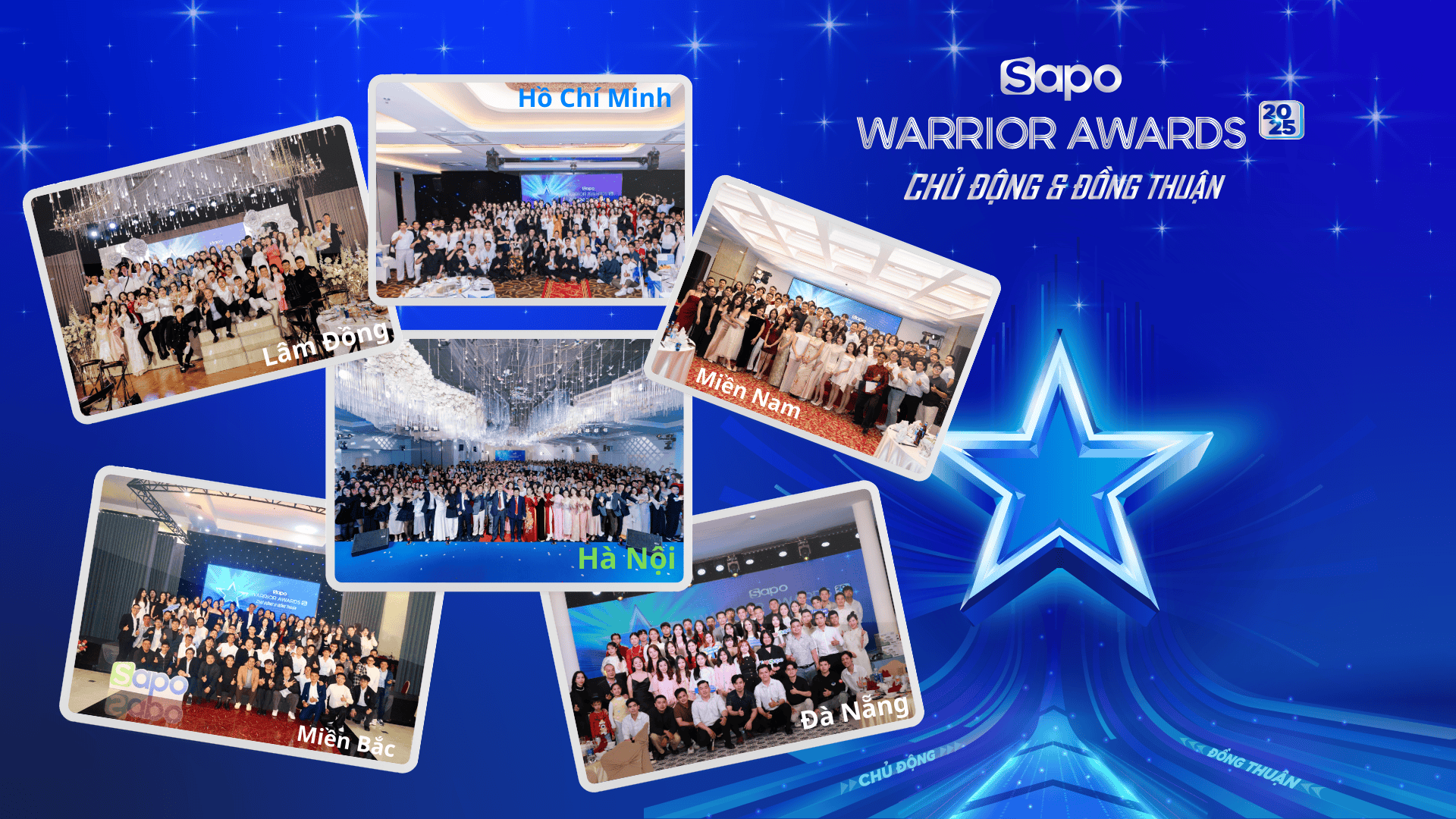 Nhìn lại khoảnh khắc người Sapo trên khắp 3 miền tại Sapo Warrior Awards 2025