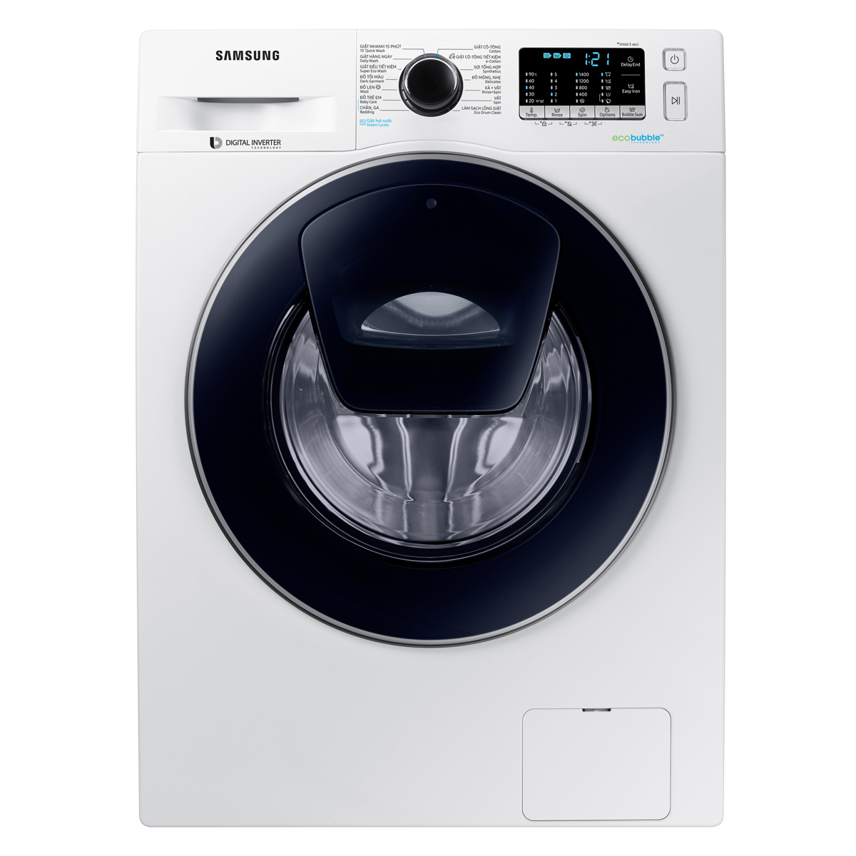 Máy giặt Samsung Inverter 9 kg WW90K52E0WW/SV
