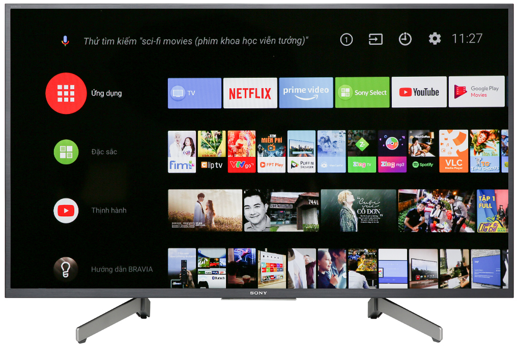 Android Tivi Sony 4K 43 inch KD-43X8000G