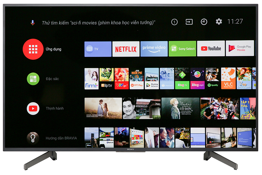 Android Tivi Sony 4K 55 inch KD-55X8000G