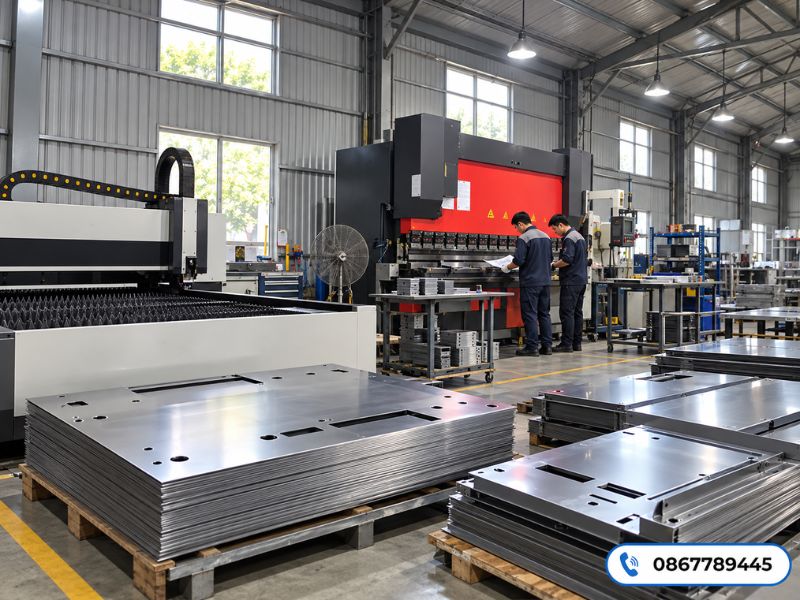 Các yếu tố ảnh hưởng đến chi phí gia công kim loại tấm theo bản vẽ