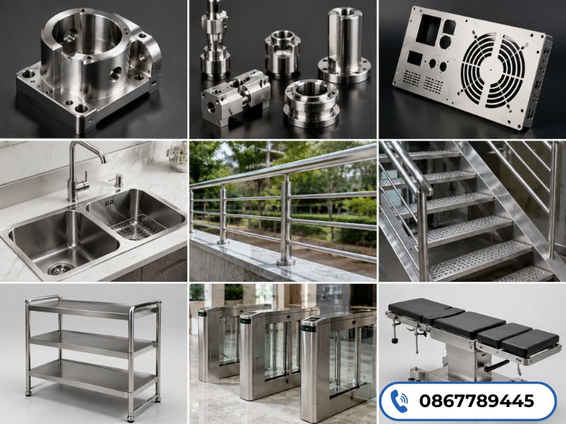 Gia công CNC inox: Giải pháp tạo hình kim loại chính xác cao