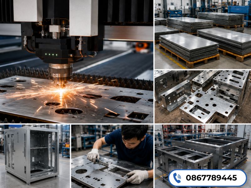 Gia công thép tấm là gì? Quy trình, ứng dụng và báo giá mới nhất