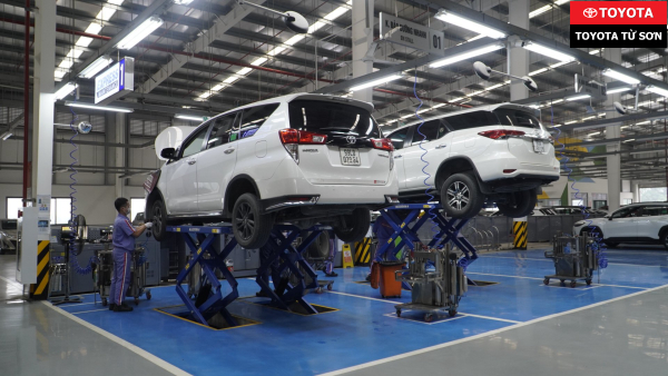 Cơ sở vật chất hiện đại đạt tiêu chuẩn Toyota