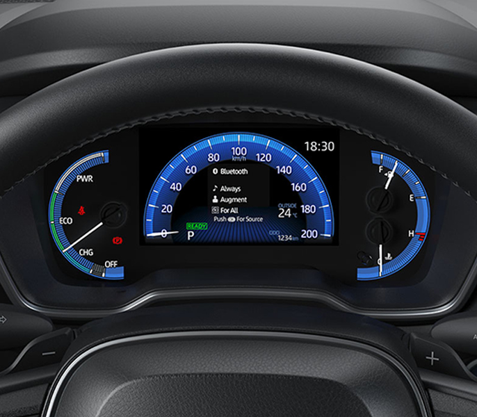 nội thất toyota corolla cross