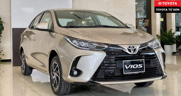 Toyota Vios 2022 màu nâu vàng