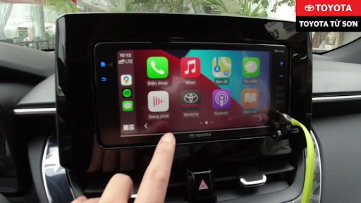 Kết nối Apple Carplay trên Toyota Cross